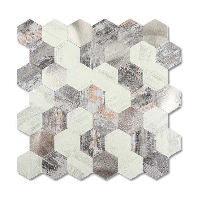 Zelfklevend Mozaiek Hexagon Nature, Doe-het-zelf en Verbouw, Tegels