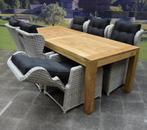 Ibiza Krista dining tuinset 240x100xH77 cm 7 delig, Ophalen of Verzenden, Nieuw, Wicker