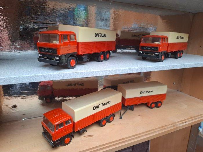 Lion Toys - Model vrachtwagen (4) - Daf demo - Jaren 70/80, Hobby en Vrije tijd, Modelauto's | 1:5 tot 1:12