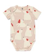 HEMA Romper katoen met stretch beige, Verzenden, Nieuw