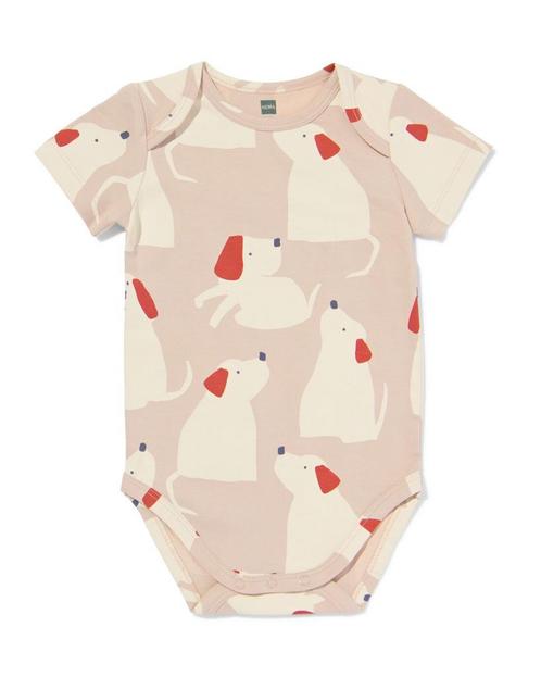 HEMA Romper katoen met stretch beige, Kinderen en Baby's, Babykleding | Overige, Nieuw, Verzenden