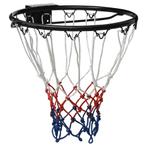 vidaXL Basketbalring 39 cm staal zwart, Sport en Fitness, Basketbal, Verzenden, Nieuw