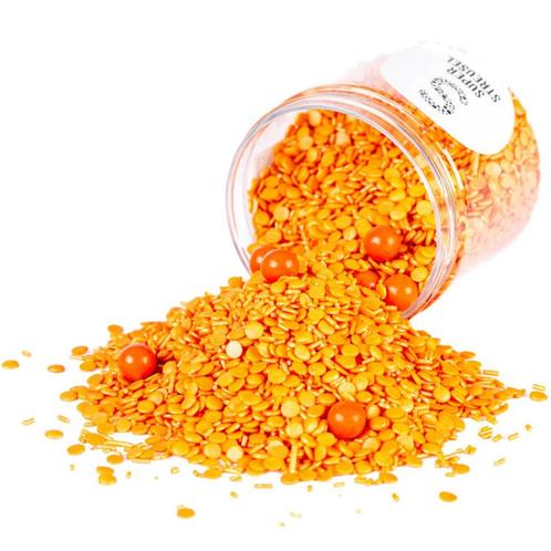 SuperStreusel Sprinkles Oranje 90g, Hobby en Vrije tijd, Taarten en Cupcakes maken, Nieuw, Verzenden