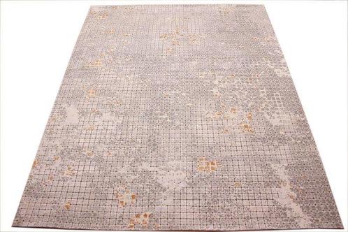 Agra Galaxy Grijs/Zilver - Vloerkleed - 304 cm - 246 cm, Huis en Inrichting, Stoffering | Tapijten en Kleden