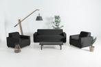 Flow. Club sofa set met twee loungestoelen sooty |, Nieuw, Ophalen of Verzenden