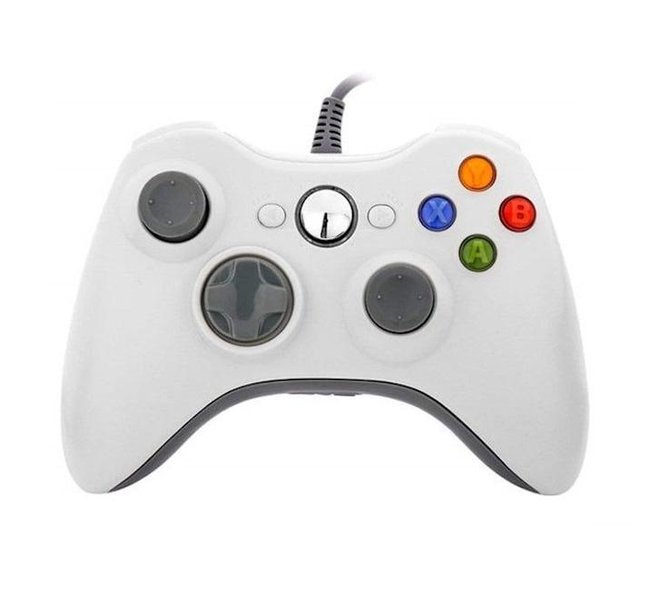 Xbox 360 Controller Wired Wit (Third Party) (Nieuw), Spelcomputers en Games, Spelcomputers | Xbox 360, Nieuw, Ophalen of Verzenden