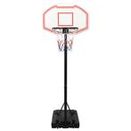 Basketbalstandaard 237-307 cm polyetheen wit, Verzenden, Nieuw