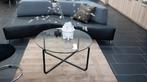 Gispen Today 417 salontafel mat zwart, Ophalen of Verzenden, Zo goed als nieuw, Glas