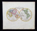 Mappamondo - wereldkaart / planisfeer / aardglobus; J. Meyer, Boeken, Atlassen en Landkaarten, Nieuw