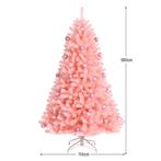 180cm Hoge Roze Kunstmatige Kerstboom met Roze Ornamenten Ke