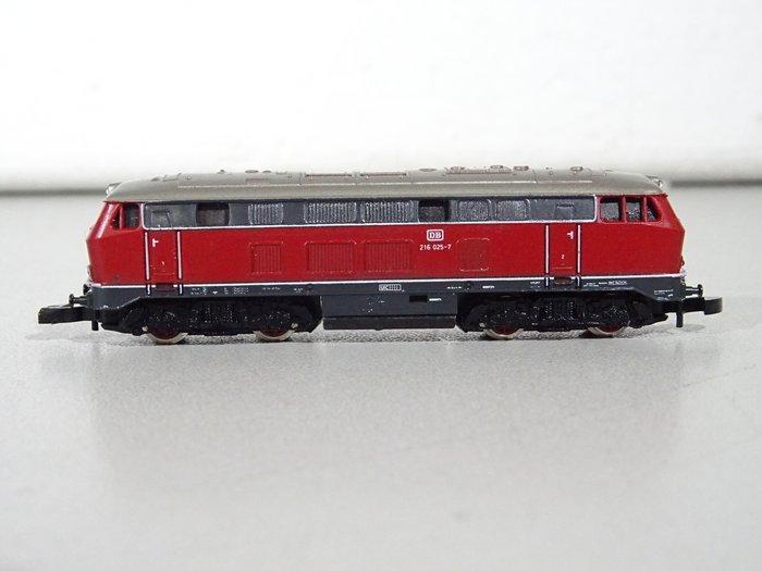 Märklin Z - 8875 - Diesellocomotief (1) - BR 216 - DB, Hobby en Vrije tijd, Modeltreinen | H0