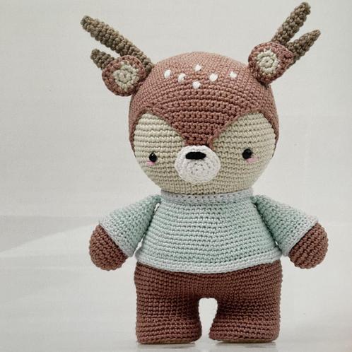 Amigurumi pakket Becca hertje Basis, Hobby en Vrije tijd, Breien en Haken, Breien of Haken, Nieuw, Wol of Garen, Ophalen of Verzenden