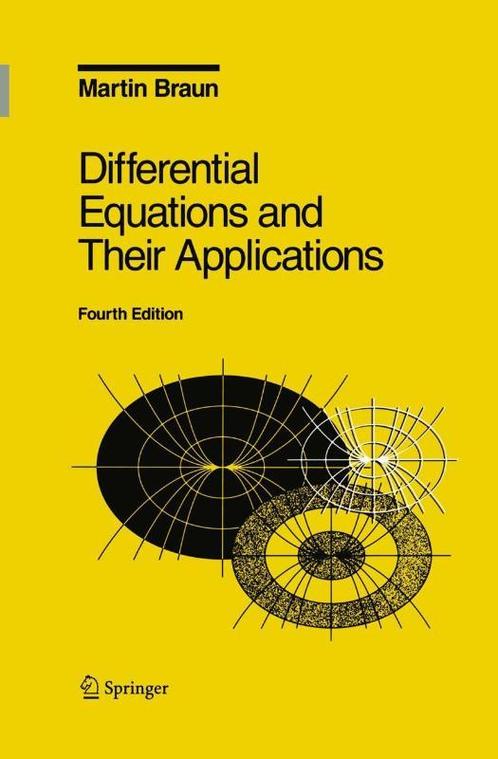 Differential Equations and Their Applications 9780387978949, Boeken, Studieboeken en Cursussen, Zo goed als nieuw, Verzenden