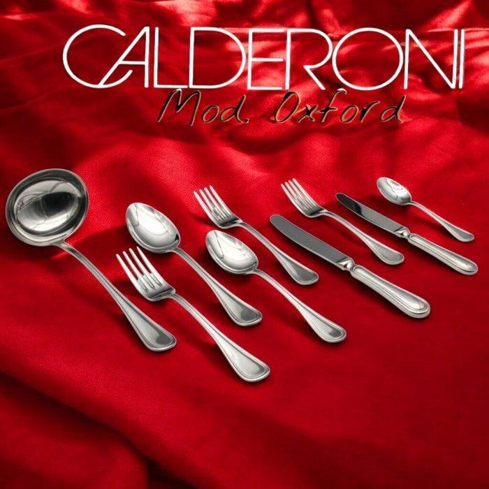 Calderoni F.lli 1851 - Bestekset voor 12 personen (74) -, Antiek en Kunst, Antiek | Meubels | Tafels
