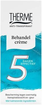 THERME ANTI-TRANSPIRANT BEHANDELCREME DOOSJE 50 ML, Sieraden, Tassen en Uiterlijk, Uiterlijk | Lichaamsverzorging, Verzenden, Nieuw