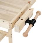 Houten werkbank / Hobbytafel - 127 x 57,5 x 82,5 cm, Doe-het-zelf en Verbouw, Werkbanken, Verzenden, Nieuw