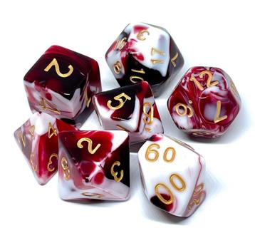 Polydice set - Lich beschikbaar voor biedingen