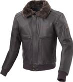 Bogotto Aviator Dark Brown Leather Motorcycle Jacket, Jas | textiel, Nieuw met kaartje, Bogotto, Heren
