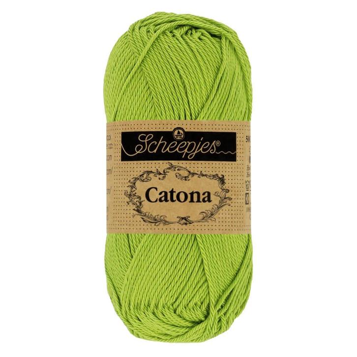 Scheepjes Catona - 10g - 205 Kiwi, Hobby en Vrije tijd, Breien en Haken, Breien of Haken, Nieuw, Wol of Garen, Ophalen of Verzenden