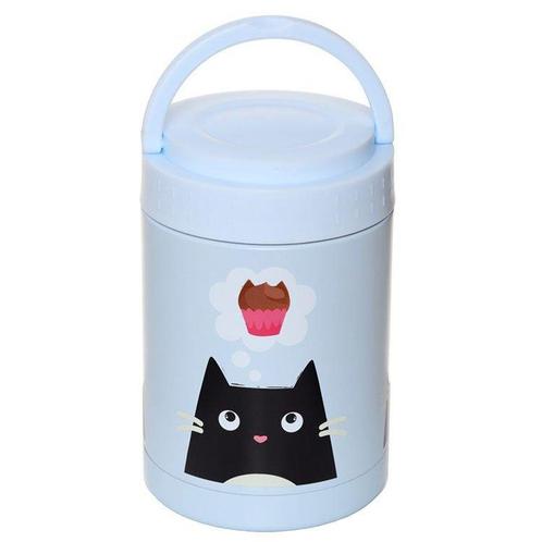 RVS Thermospot/Lunchpot/Snackpot warm en koud 500ml - Feline, Huis en Inrichting, Keuken | Keukenbenodigdheden, Nieuw, Ophalen of Verzenden