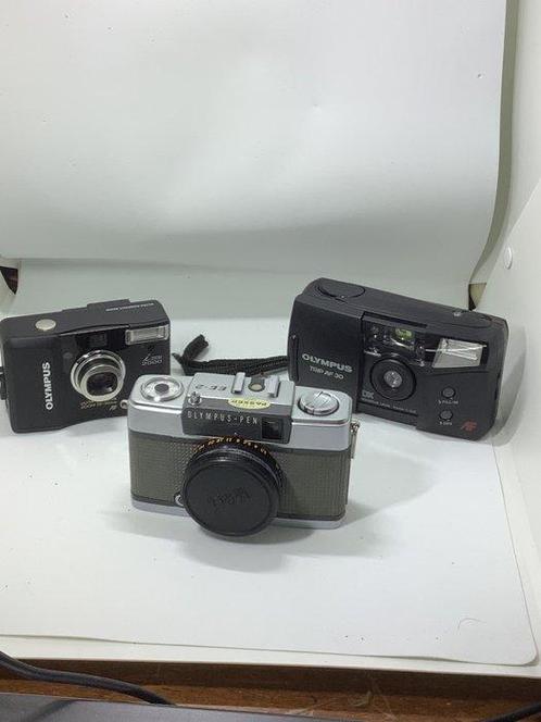 Olympus Olympus PEN EE-2 + Olympus Trip AF30 +Olympus Izolm, Audio, Tv en Foto, Fotocamera's Analoog