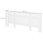 TRUUSK Uitschuifbare Radiatorombouw - Met Plank - Lamellen -, Verzenden, Nieuw