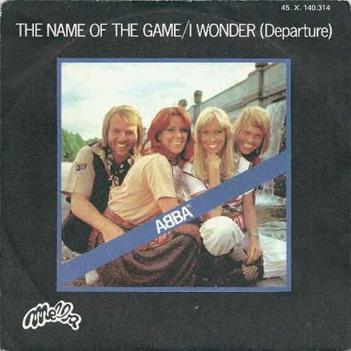 Single - ABBA - The Name Of The Game / I Wonder (Departure), Cd's en Dvd's, Vinyl | Pop, Verzenden