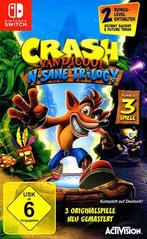 Crash Bandicoot N. Sane Trilogy-Duits (NSW) Gebruikt, Spelcomputers en Games, Ophalen of Verzenden, Zo goed als nieuw