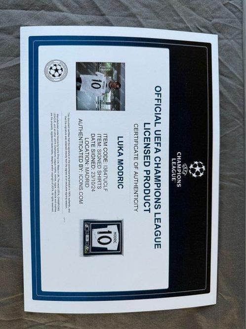 Real Madrid - Kampioenschaps voetbal competitie - Luka, Verzamelen, Overige Verzamelen