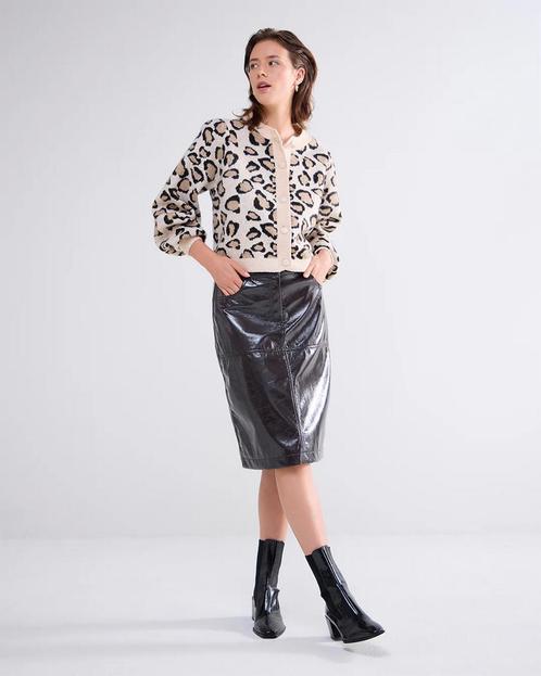 Vesten  |  Summum   |  7s5859-8007 - Knitted cardigan leopar, Kleding | Dames, Truien en Vesten, Nieuw, Ophalen of Verzenden