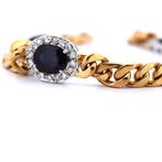 Armband - 18 karaat Geel goud - 7.40ct. tw. Saffier -, Nieuw