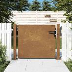 vidaXL Poort 105x105 cm cortenstaal, Tuin en Terras, Verzenden, Nieuw