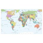 Kurk prikbord wereldkaart zonder vlaggen, Nieuw, Ophalen of Verzenden