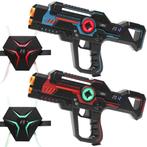 Oplaadbare lasergame set voor kinderen - 2 laserguns + 2, Ophalen of Verzenden, Nieuw