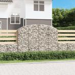 vidaXL Schanskorf gewelfd 200x30x140/160 cm gegalvaniseerd, Tuin en Terras, Bloembakken en Plantenbakken, 100 cm of meer, Verzenden