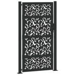 Stalen Tuinpoort met Blad - Tweedekansje voor jouw tuin!..., Met poort, Nieuw, Ophalen of Verzenden, Tuinhek