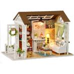Ikonka DIY Modelbouw Woonkamer - Miniatuurhuisje Happy Times, Hobby en Vrije tijd, Knutselen, Ophalen of Verzenden, Nieuw