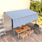vidaXL Luifel handmatig uittrekbaar met rolgordijn 5x3 m, Tuin en Terras, Zonneschermen, Verzenden, Nieuw