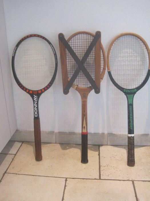 Slazenger, Donnay, Zentrasport - Tennis - Tennisracket, Verzamelen, Overige Verzamelen