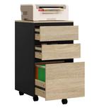 Houten Kantoor Rolcontainer – 3 Laden op Wielen – Industriee, Verzenden, Nieuw in verpakking