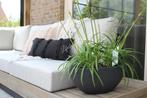 Kussen met franjes linnenlook Black 30 x 50 cm, Huis en Inrichting, Woonaccessoires | Kussens, Ophalen of Verzenden, Nieuw