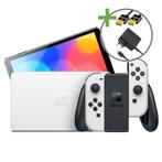 Nintendo Switch Console OLED Starter Pack - Wit, Spelcomputers en Games, Spelcomputers | Overige, Ophalen of Verzenden, Zo goed als nieuw
