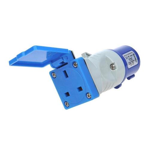 ProPlus Verloopstekker CEE naar UK - Kort Model - 16A - IP44, Doe-het-zelf en Verbouw, Elektra en Kabels, Nieuw, Ophalen of Verzenden