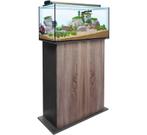 Aquatank 82x40x40cm aquarium + meubel walnut, Ophalen of Verzenden, Nieuw