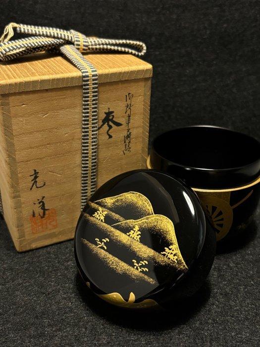 Ky  - Natsume - Keizerswagen maki-e  - Hout, Antiek en Kunst, Antiek | Overige Antiek