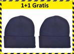 Benson Warme Beanie Muts - One Size - Blauw 1+1 Gratis, Kleding | Heren, Mutsen, Sjaals en Handschoenen, Verzenden, Nieuw