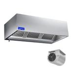GGM Gastro | Afzuigkap doos model 1,2 m - met motor, |, Onderbouw afzuigkap, Verzenden, Nieuw, Motor