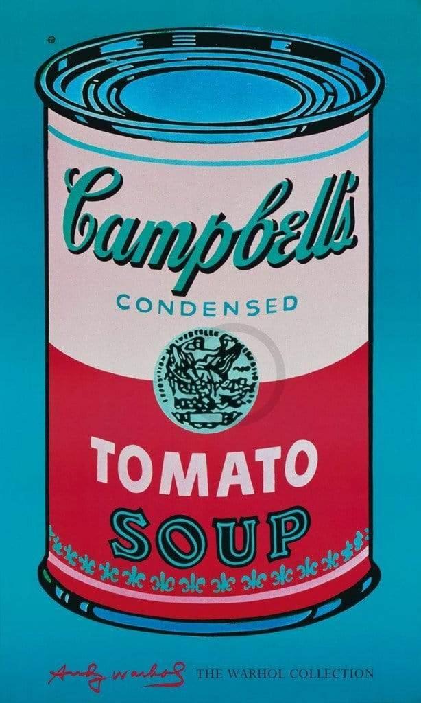 Kunstdruk Andy Warhol - Campbells Soup | 60x100cm, Huis en Inrichting, Woonaccessoires | Schilderijen, Tekeningen en Foto's, Nieuw