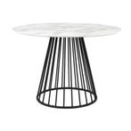 *WOONWINKEL* Ronde Eettafel Wit Marmer, Huis en Inrichting, Tafels | Eettafels, Verzenden, Nieuw