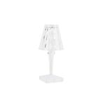 Tafellamp transparant incl. LED IP54 oplaadbaar - Crystal, Huis en Inrichting, Nieuw, Kunststof, Klassiek / Antiek, Minder dan 50 cm